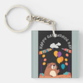 Groundhog Day Celebration: Schaduw of Glans? Sleutelhanger (voorkant)