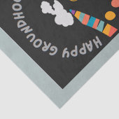 Groundhog Day Celebration: Schaduw of Glans? Tissuepapier (Detail)