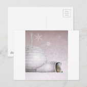 Groundhog Day - Chillin' bij de igloo Briefkaart (Voorkant / Achterkant)