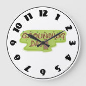 Groundhog Day Clock Grote Klok (Voorkant)