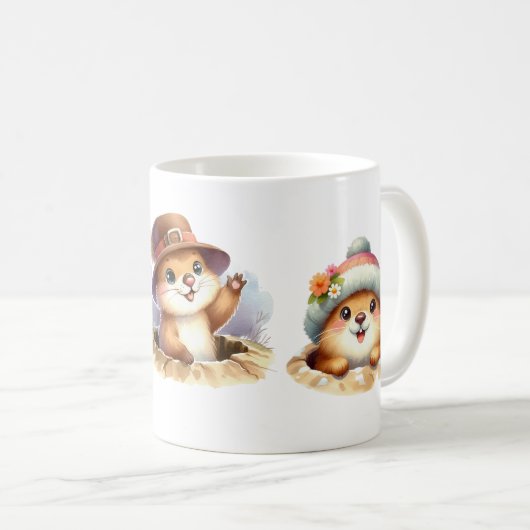 Groundhog Day Coffee Mok – Perfecte Mok (Voorkant rechts)