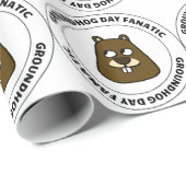 Groundhog Day Fanatic Cadeaupapier (Rol Hoek)