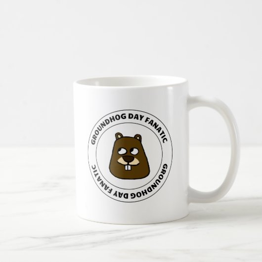 Groundhog Day Fanatic Koffiemok (Rechts)