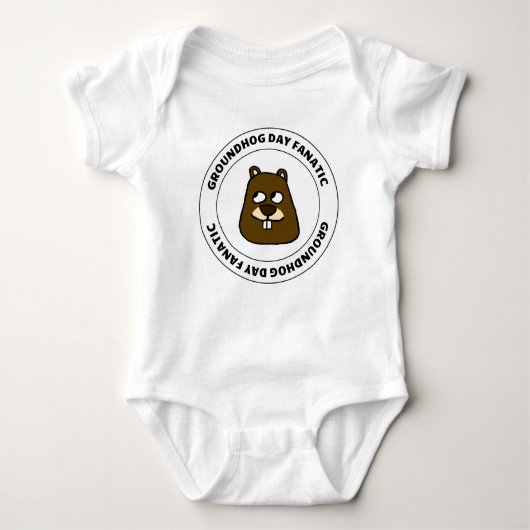 Groundhog Day Fanatic Romper (Voorkant)