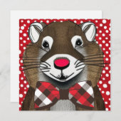 Groundhog Day Feestdagenkaart (Voorkant / Achterkant)