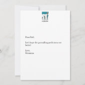 Groundhog Day Flat Greeting Card Kaart (Achterkant)