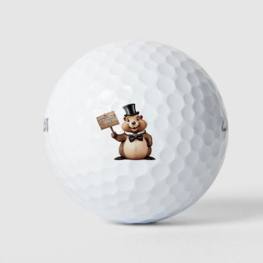 Groundhog Day Golfballen (Voorkant)