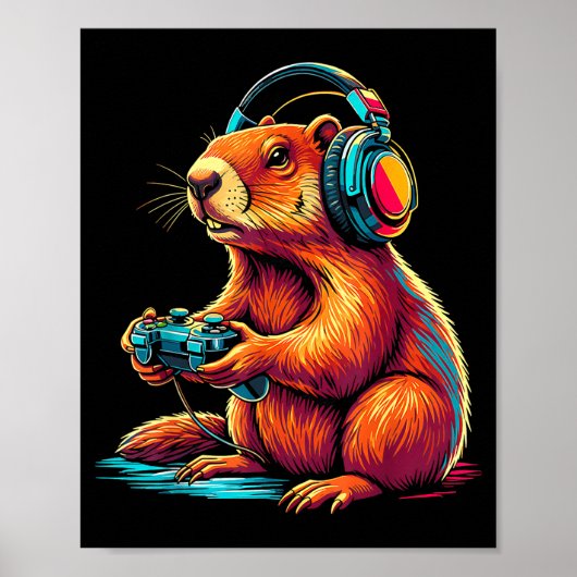 Groundhog Day Grappige Videospellen Groundhog 67 M Poster (Voorkant)