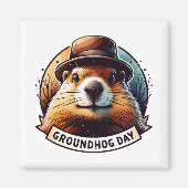 Groundhog Day, Groundhog Magneet (Voorkant)