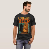 Groundhog Day I Predict Beer Grumpy Groundhog Humo T-shirt (Voorkant volledig)