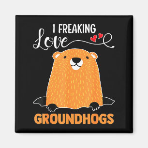 Groundhog Day Ik hou van Groundhog Png Magneet