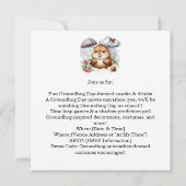 Groundhog Day Invitation Kaart - Vier het met plez (Achterkant)