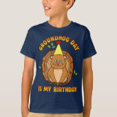 Groundhog Day is mijn geboortedag T-shirt (Voorkant)