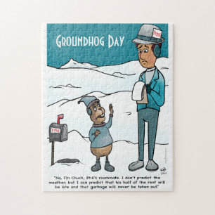 Groundhog Day Jigzaag Puzzle Legpuzzel