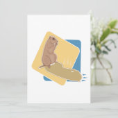Groundhog Day Kaart (Staand voorkant)