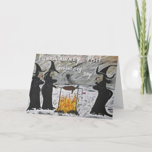 Groundhog Day Kaart (Voorkant)