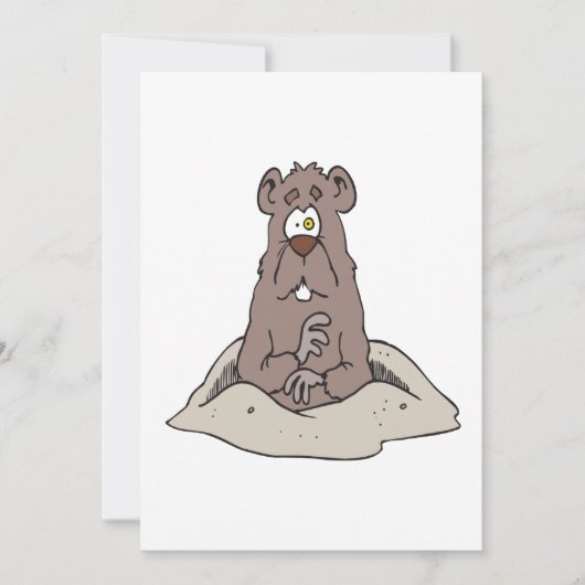 Groundhog Day Kaart (Voorkant)