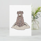 Groundhog Day Kaart (Staand voorkant)