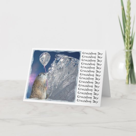 Groundhog Day Kaart (Voorkant)