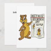 Groundhog Day Kaart (Voorkant / Achterkant)