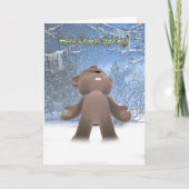 Groundhog Day Kaart - Here Comes Spring (Voorkant)