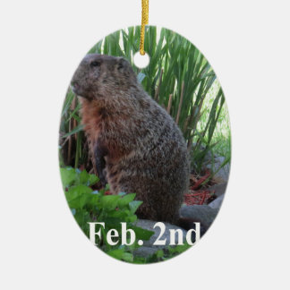 Groundhog Day Keramisch Ornament