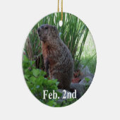 Groundhog Day Keramisch Ornament (Rechts)