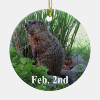 Groundhog Day Keramisch Ornament