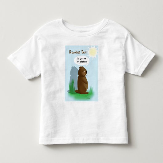 Groundhog Day Kinder Shirts (Voorkant)