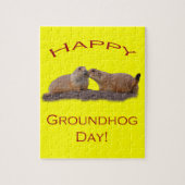Groundhog Day Kiss Legpuzzel (Verticaal)
