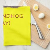 Groundhog Day Kiss Theedoek (Quarter Fold)