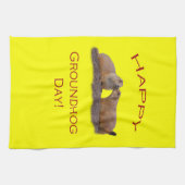 Groundhog Day Kiss Theedoek (Horizontaal)