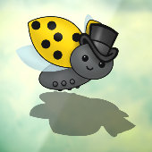 Groundhog Day Ladybug Raamsticker (Vel 3)