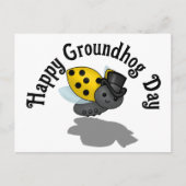 Groundhog Day Ladybug T-Shirt Briefkaart (Voorkant)