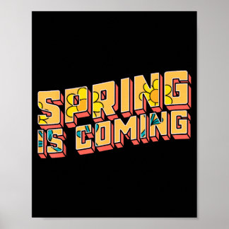 Groundhog Day Lente Komt Funny Mannen Vrouwen Retr Poster