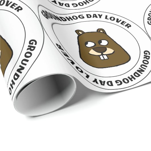 Groundhog Day Lover Cadeaupapier (Rol Hoek)