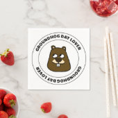 Groundhog Day Lover Servet (Insitu)