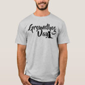Groundhog Day met grondhog Shadow T-shirt (Voorkant)