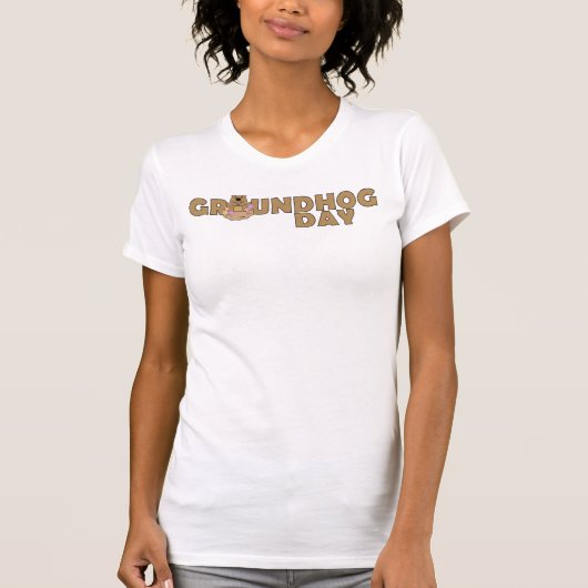 Groundhog Day met Groundhog T-shirt (Voorkant)