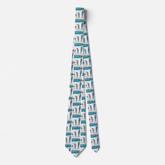 Groundhog Day Necktie Stropdas (Voorkant)