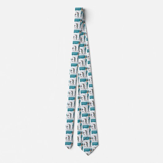 Groundhog Day Necktie Stropdas (Achterkant)
