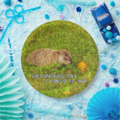 Groundhog Day-opstanden naar jou! borden Papieren Bordje (Feest)