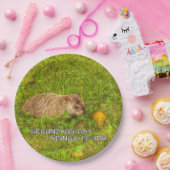Groundhog Day-opstanden naar jou! borden Papieren Bordje (Feest)