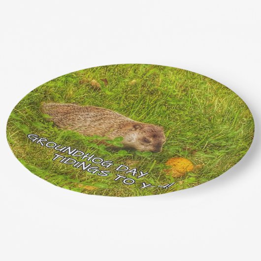 Groundhog Day-opstanden naar jou! borden Papieren Bordje (Gekanteld)