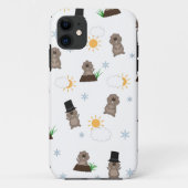 Groundhog Day-patroon Case-Mate iPhone Case (Achterkant)