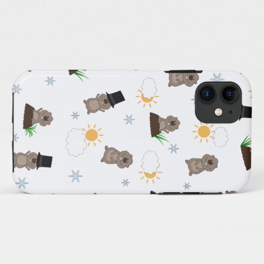 Groundhog Day-patroon Case-Mate iPhone Case (Achterkant (horizontaal))