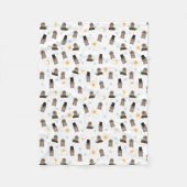 Groundhog Day-patroon Fleece Deken (Voorkant)