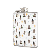 Groundhog Day-patroon Heupfles (Links)