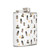 Groundhog Day-patroon Heupfles (Rechts)