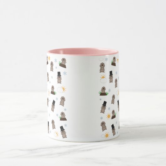 Groundhog Day-patroon Mok (Midden)